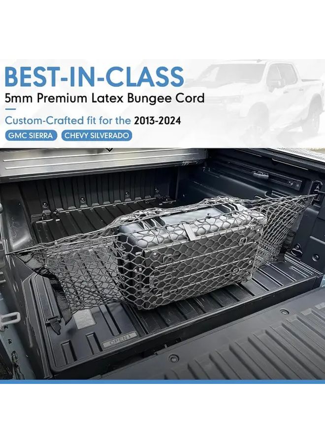 Variant Truck Bed Cargo Net For Pickup Truck Trailer Secure Load Organizer - Image 3